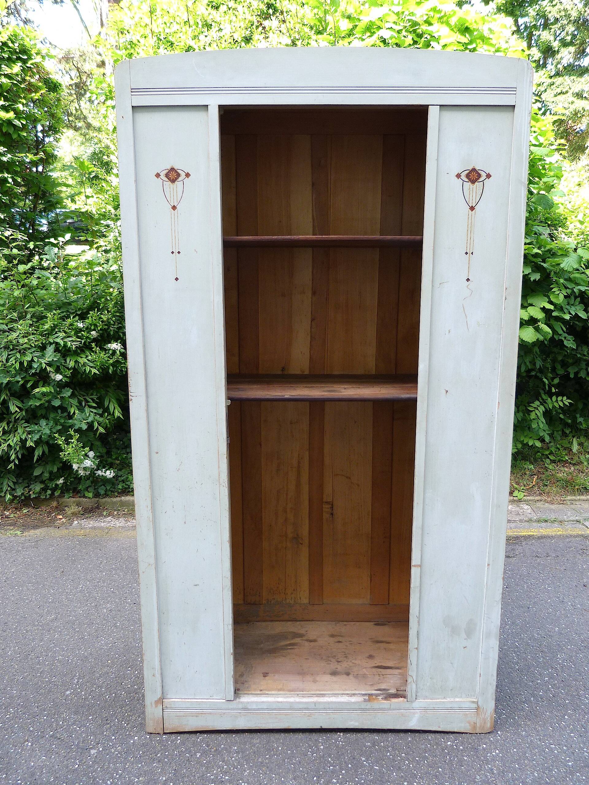 Antique bookcase cabinet