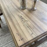2m walnut drapery farm table