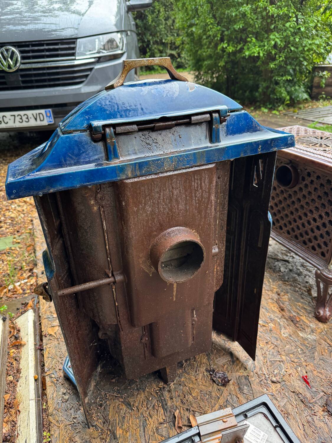 Poêle à bois Art Deco