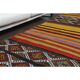 1970s Vintage Turkish Oushak Handmade Wool Cotton Orange Runner Rug 136x327