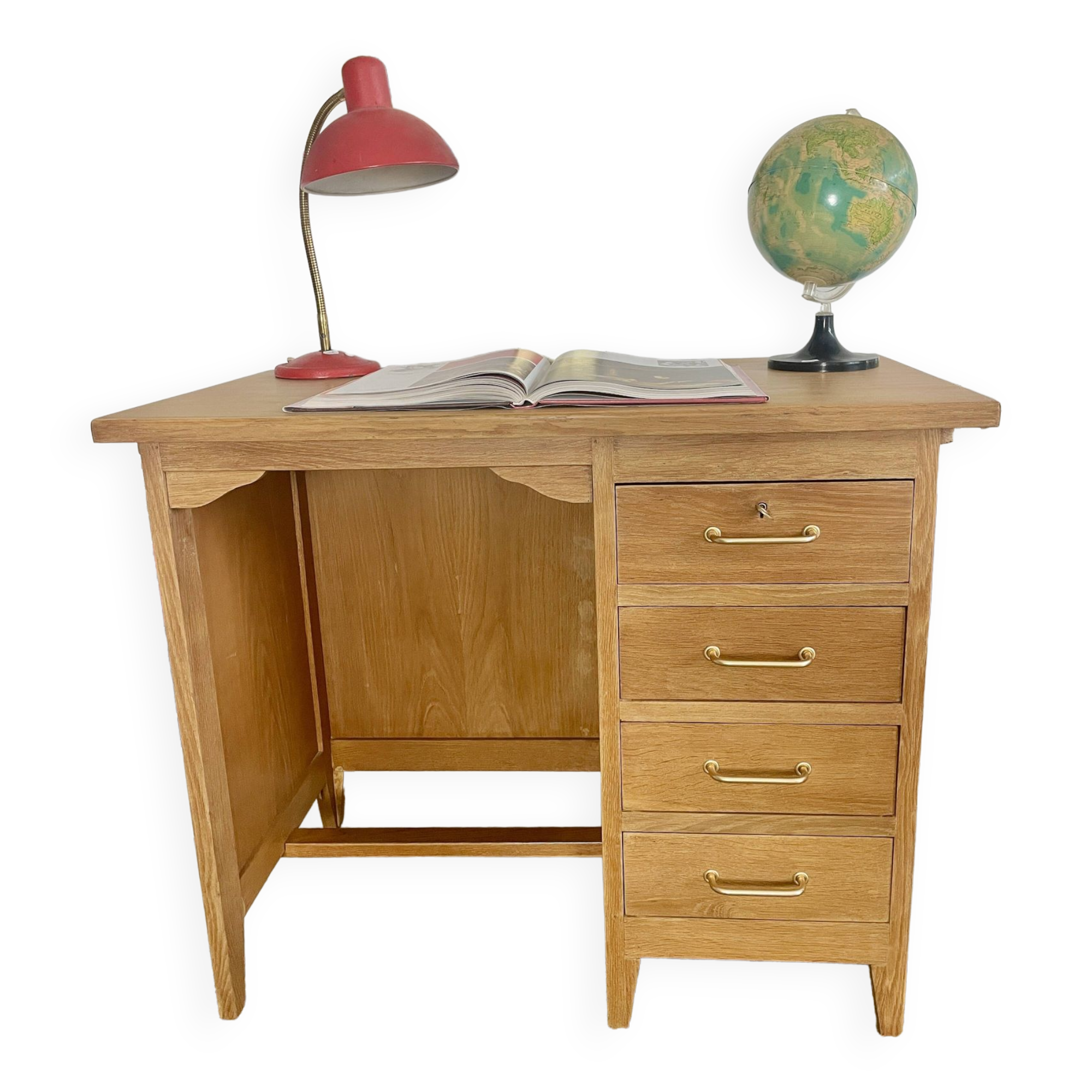 Wooden desk from the 40s/50s