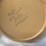 Set of 6 hollow plates Sarreguemines clover pattern