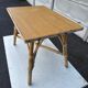 Table en rotin vintage