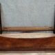 Rare Empire period mahogany bed with gilt bronze profiles circa 1800