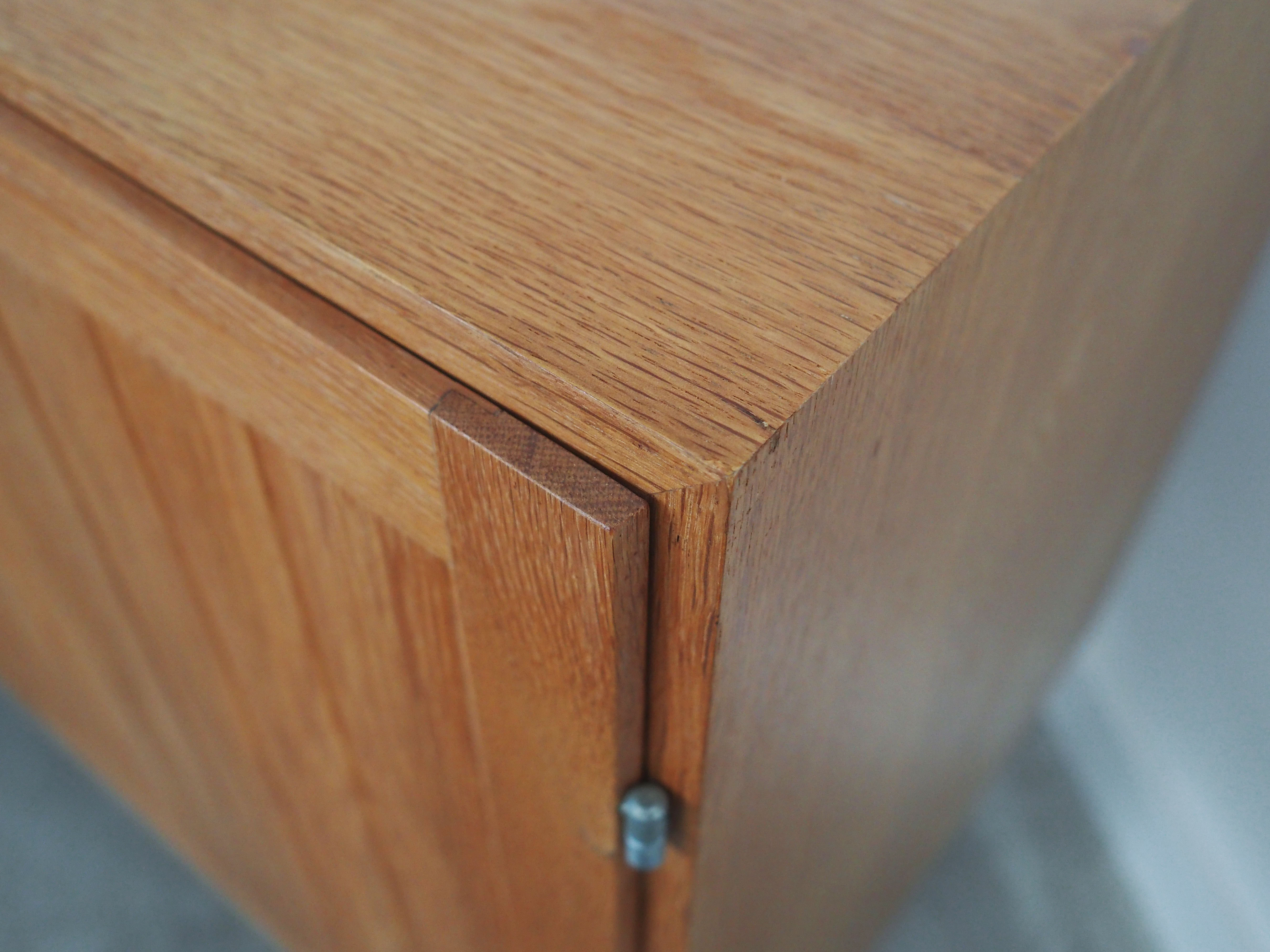 Enfilade en frêne, design danois, années 1970, Danemark