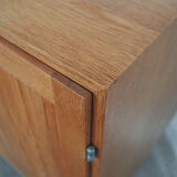 Enfilade en frêne, design danois, années 1970, Danemark