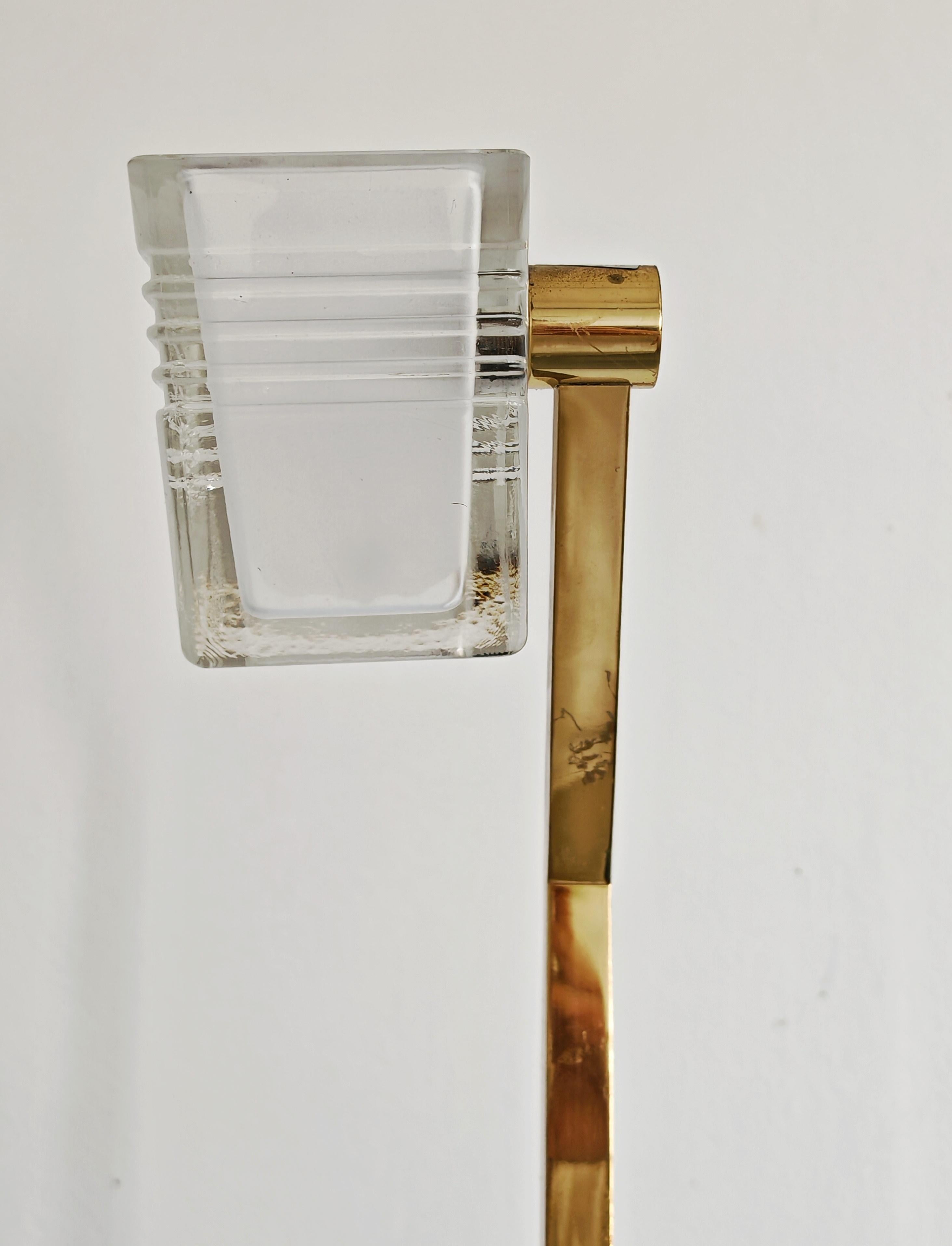 Mid Century Modern brass floor lamp by Peill & Putzler