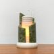 Postmodern stone table lamp, 1980s