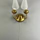 60s 70s Lamp Light Wall Lamp Wall Sconce Honsel Glass Space Age Design
