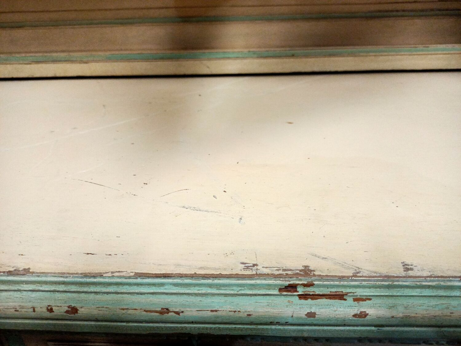 Old weathered Provencal buffet