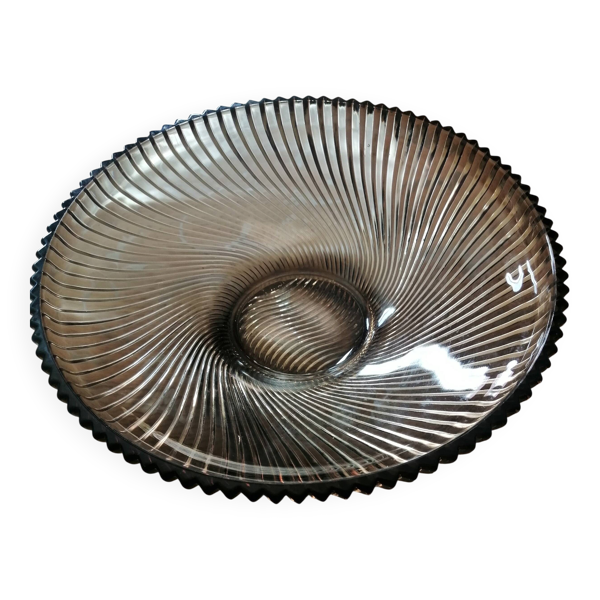 plat rond corbeille à fruits vintage