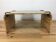 Yellow travertine coffee table, 70/80s