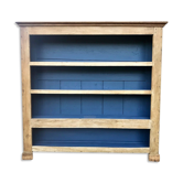 Open library, in solid oak