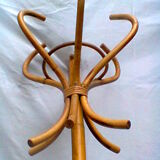 Coat rack in natural bamboo