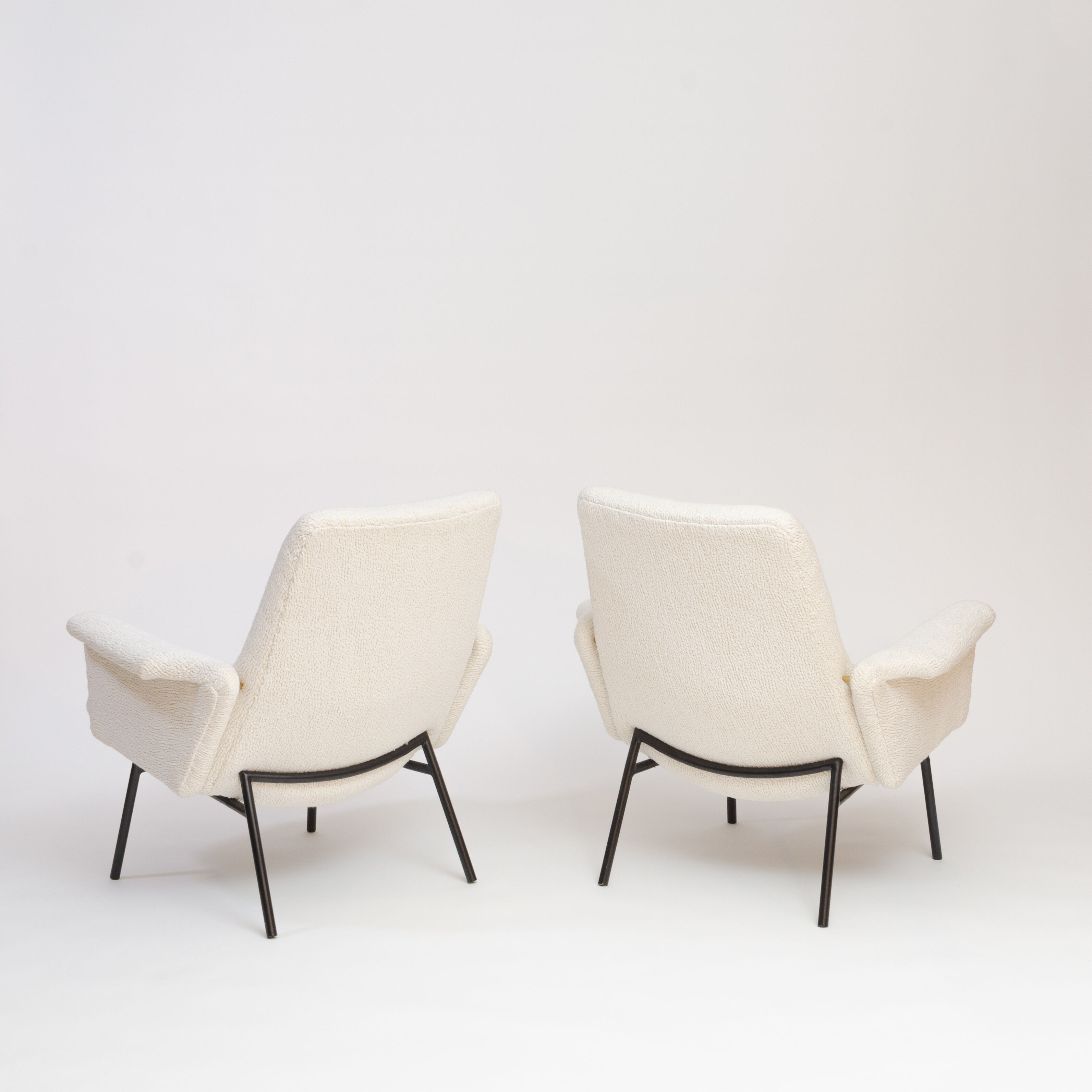 Pair of SK660 armchairs by Pierre Guariche for Steiner - 1953, France
