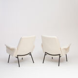 Pair of SK660 armchairs by Pierre Guariche for Steiner - 1953, France