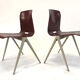 Lot of 4 vintage chairs Galvanitas S22 in the Netherlands