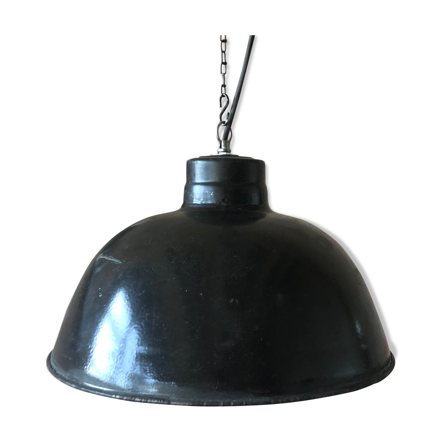 Vintage industrial model EHS2/S pendant lamp, 1950s