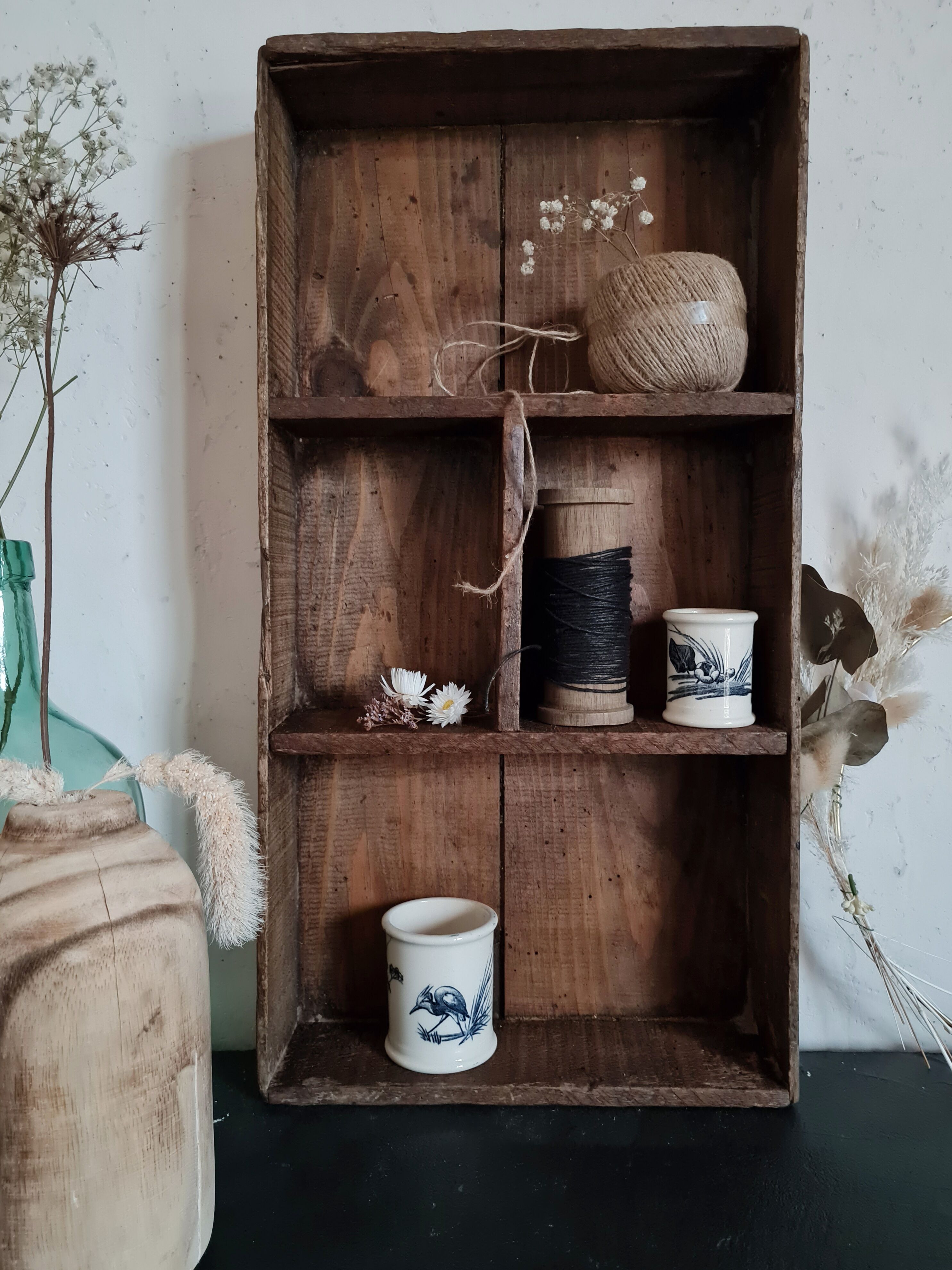 Wooden workshop locker