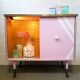 Bar cabinet, revamped, vintage 50s-60s