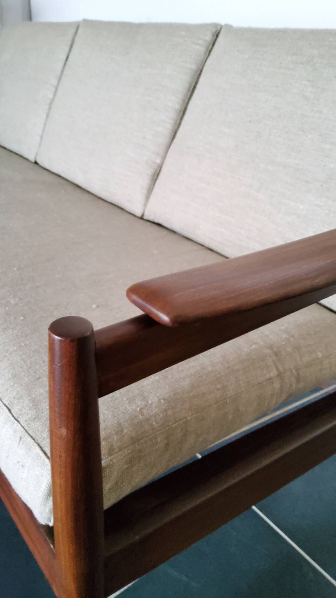 Teak sofa by Jos de Mey for Luxus