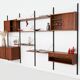 Teak system bookcase, Danish design, 1960s, production: Denmark