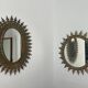 Grand Miroir Soleil des années 50 Italien