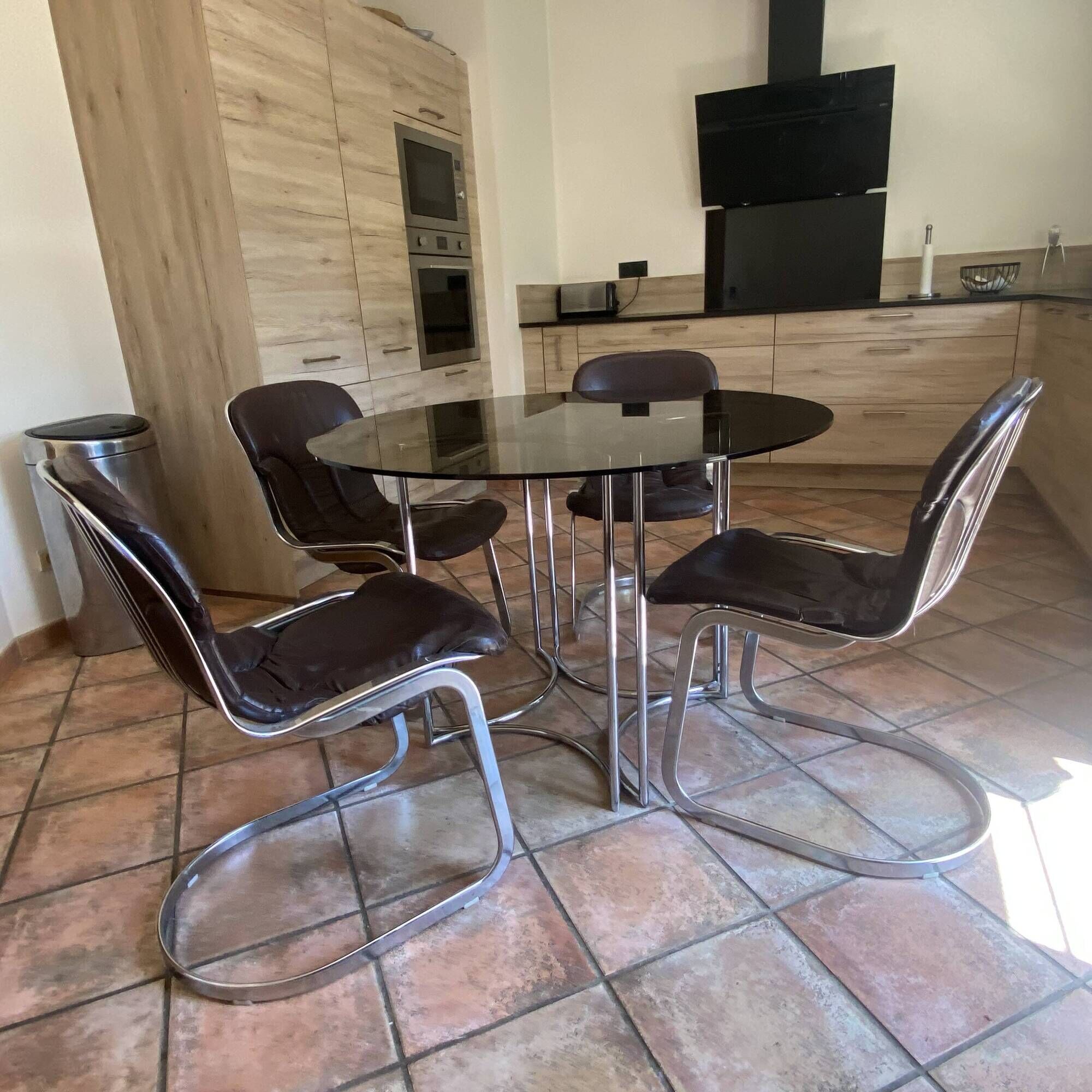 Table La Metal Arredo Paderno. 1970. Space age