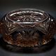 Vintage coupe in Depression Glass (Rosaline Glass)