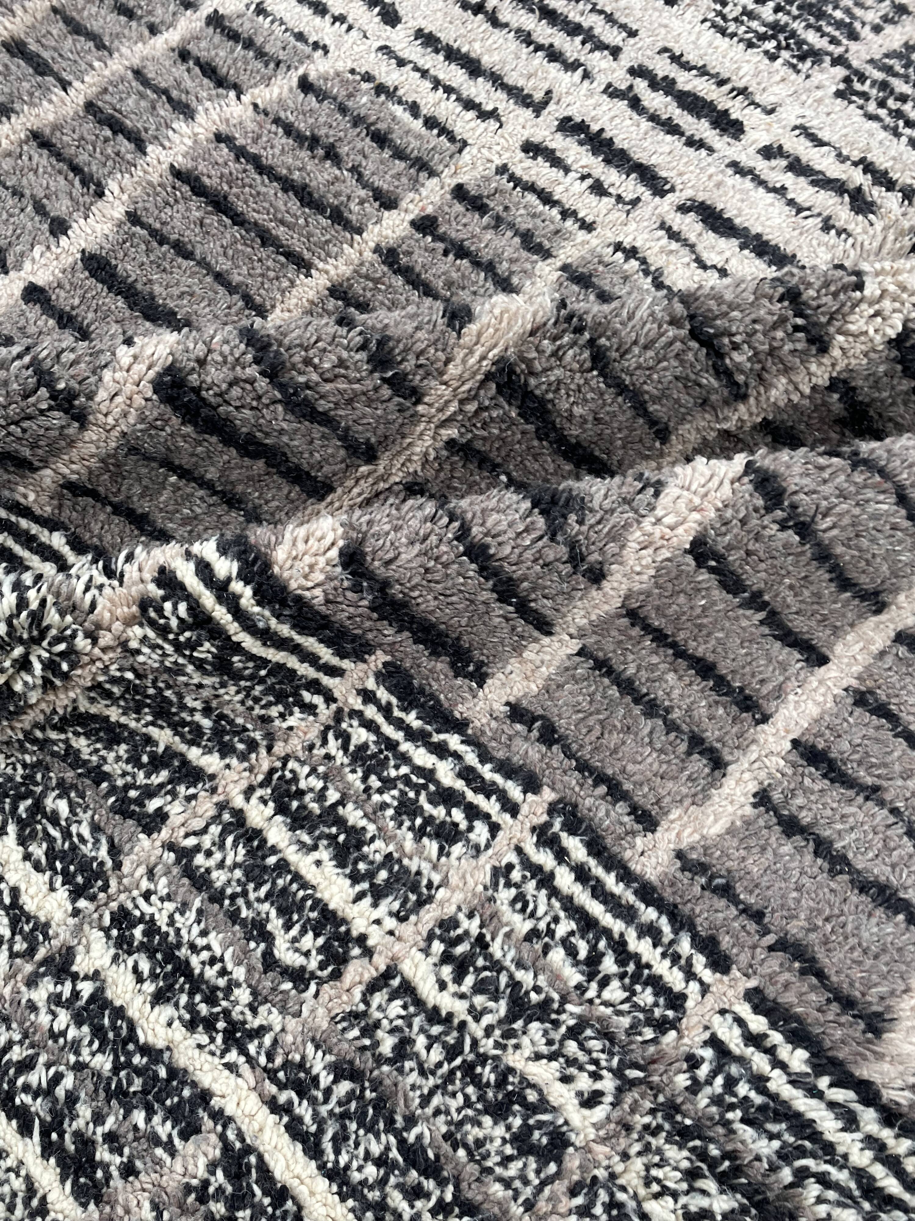 Rug berbere modern beni ouarain new, 220x300 cm