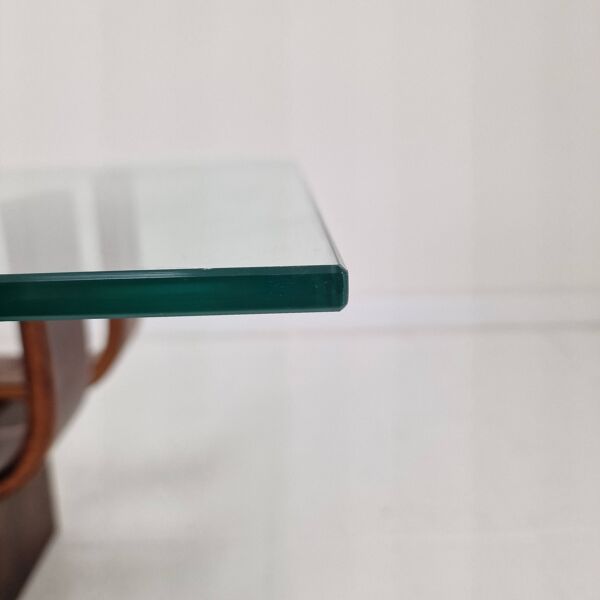 Table basse en teck élégante des années 60 par James Brown pour T.H. Brown, années 1970.