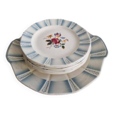 Sarreguemines dessert service, Claude model