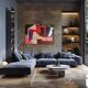 Original stretched canvas painting "chaos" 116x81