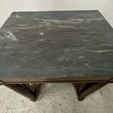 Empire period lady's dressing table in mahogany and veneer, 19th century