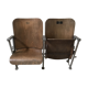 Bench seat of cinema theatre before war