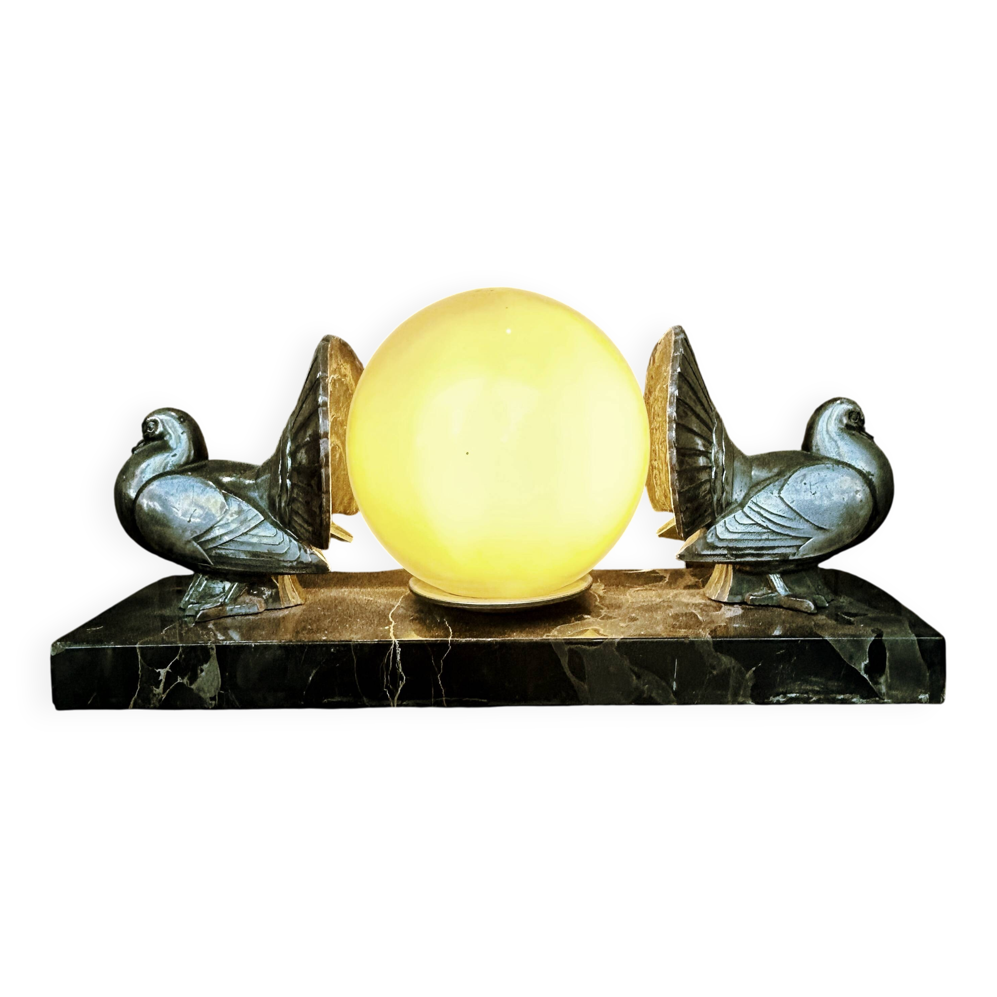Vintage Art Deco lamp signed Perrina.