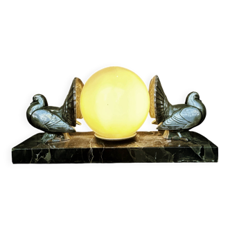 Vintage Art Deco lamp signed Perrina.