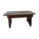 Vintage wooden bench footrest vintage plant holder