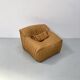Sandra chair in camel leather by Annie Hiéronimus for Cinna/Ligne Roset.