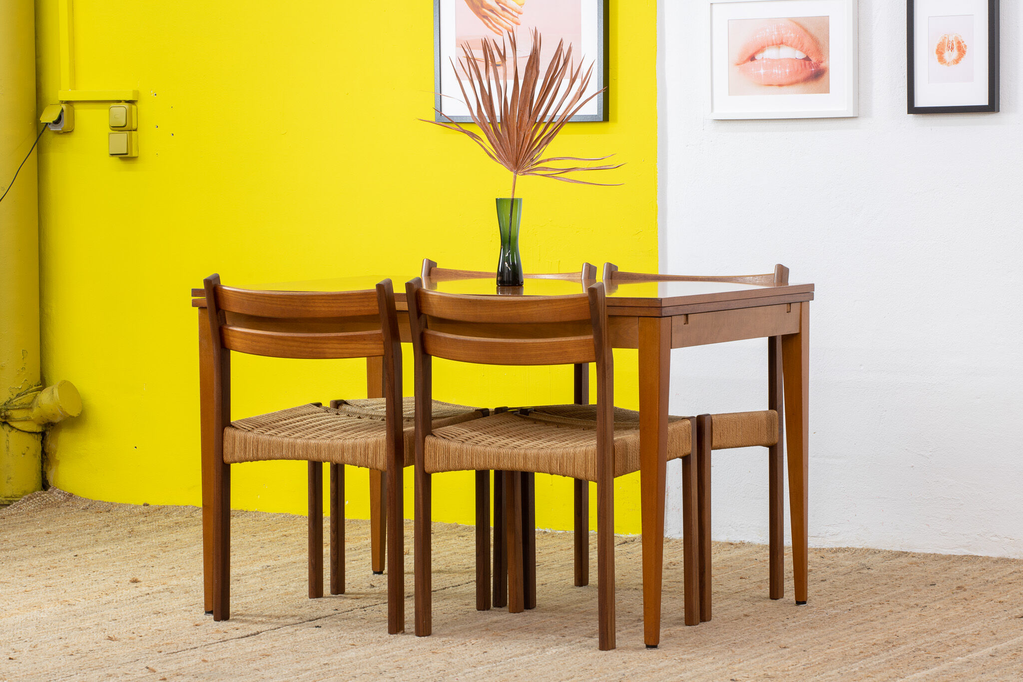 Vintage scandinavian table – 120 cm