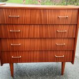 Vintage chest of drawers spindle feet