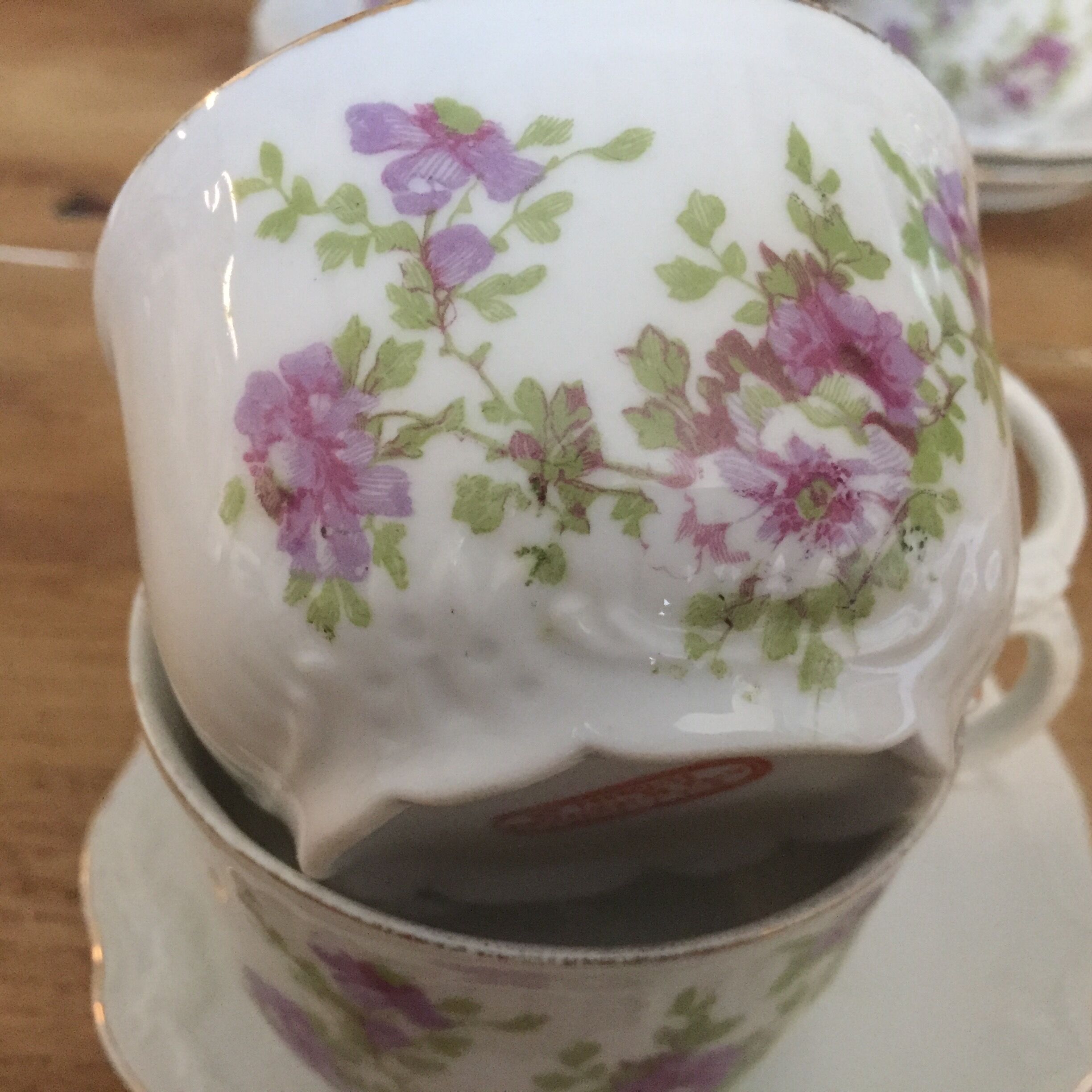 4 tea cups French co