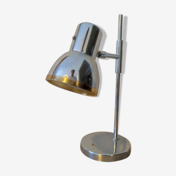 Lampe de bureau articulée atelier métal chromé