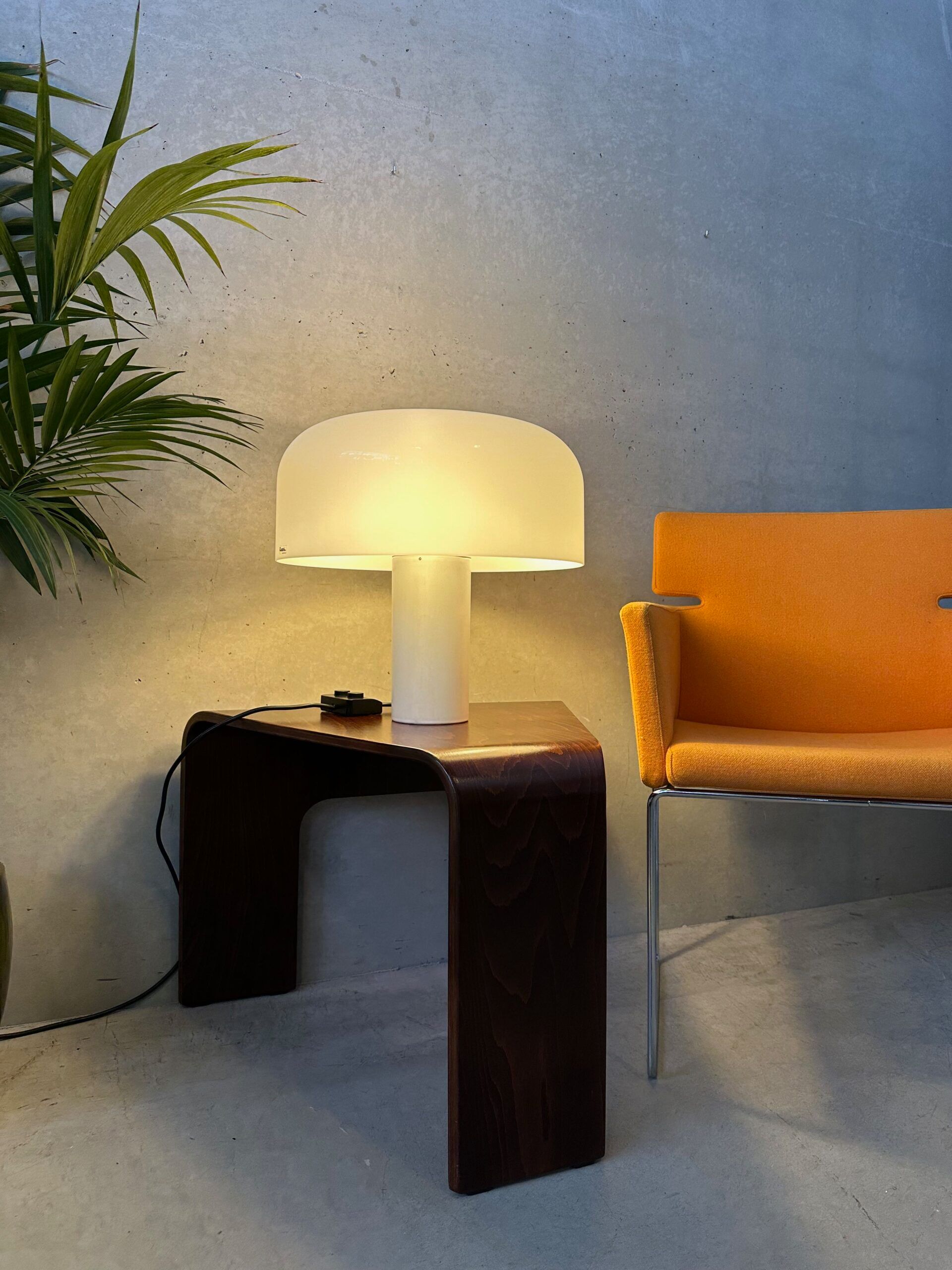 Vintage 'bentwood' side table Ekornes 1990s