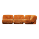 Canapé modulable Airborne "Patate", velours , années 70