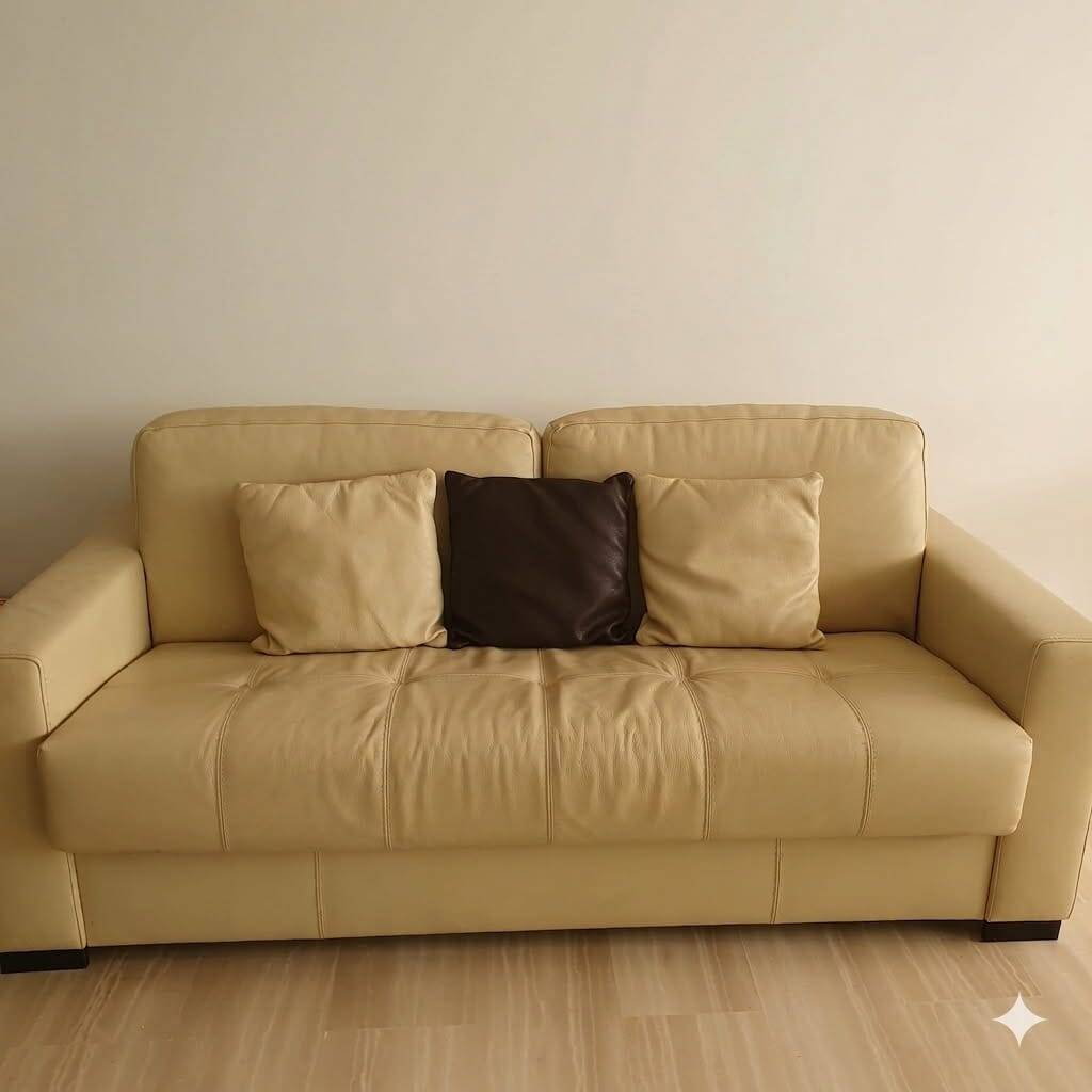 140 bed sofa, Roche Bobois leather