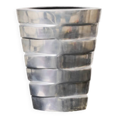 Vase "Strates" XL en fonte aluminium, 1970s