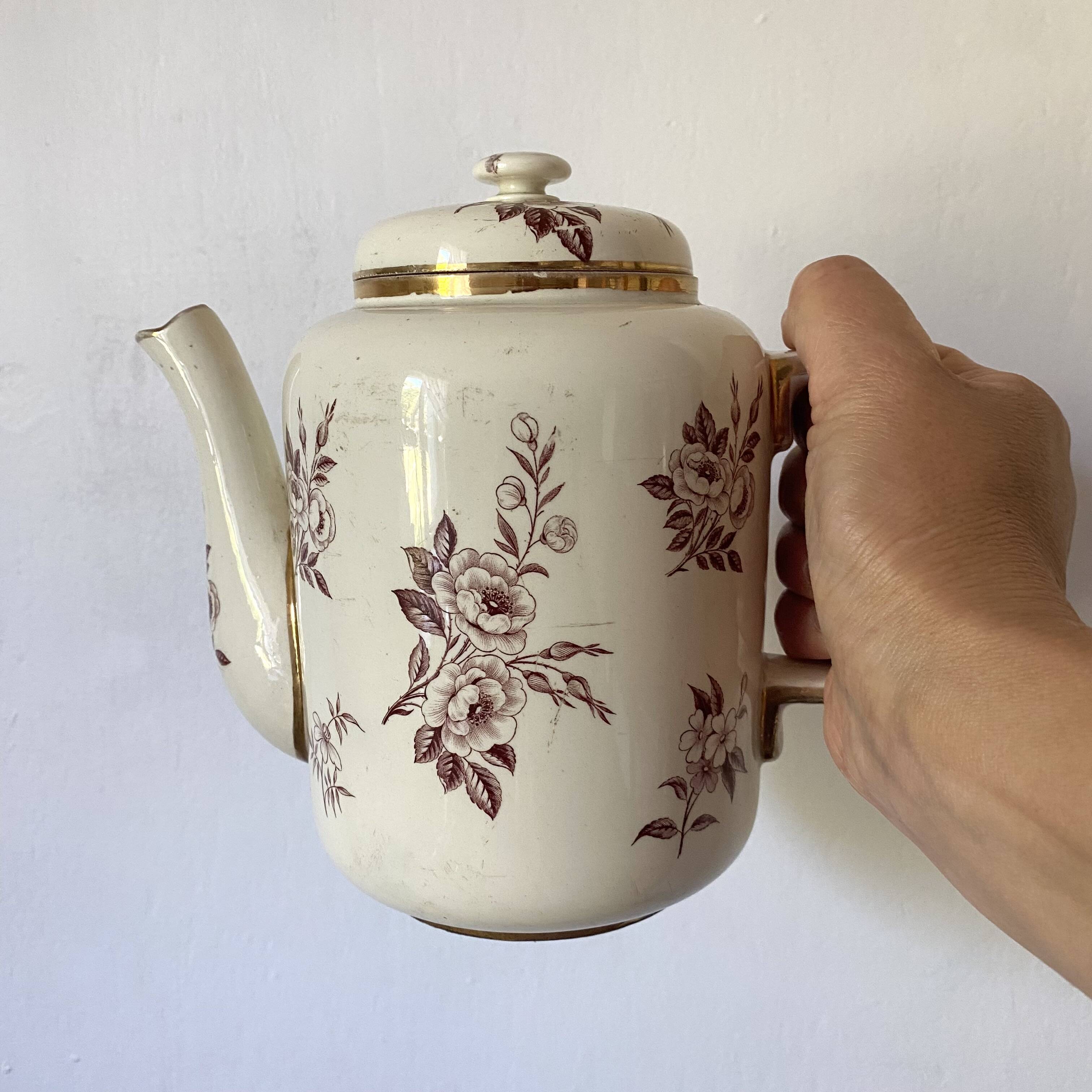 Antique ironstone teapot