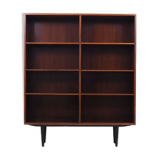 Bibliothèque en acajou, design danois, années 1970, production Omann Jun