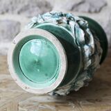 Ceramic vase with slip decoration